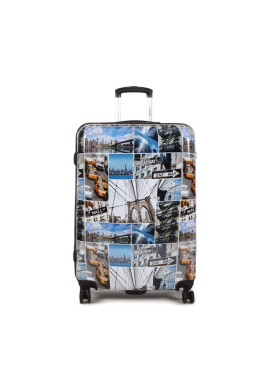 Saxoline Голям куфар Sx Brooklyn 1417H0.71.10 Цветен - Mera.bg