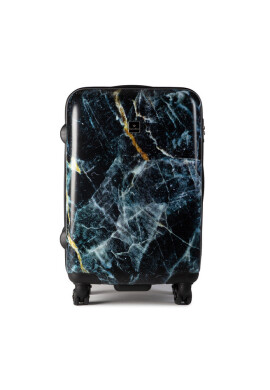 Saxoline Среден твърд куфар Marble 1439H0.60.10 Черен - Mera.bg