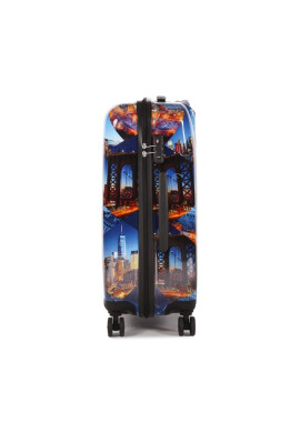 Saxoline Среден куфар Trolley Assorted 1418H0.60.10 Син - Mera.bg