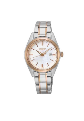 Seiko Часовник Neo Classic SUR634P1 Rose Gold/Silver - Mera.bg