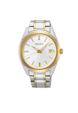 Seiko Часовник New Link SUR312P1 Gold/Silver - Mera.bg