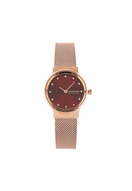 Skagen Часовник Freja Lille Two SKW3067 Rose Gold/Burgundy - Mera.bg
