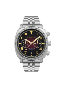 Spinnaker Часовник Hull California Chrono SP-5092-22 Silver/Black - Mera.bg