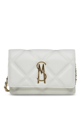 Steve Madden Дамска чанта Bendue Crossbody SM13001105-02002-CRM Бял - Mera.bg