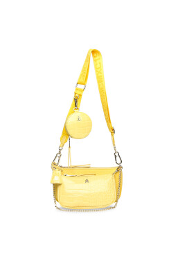 Steve Madden Дамска чанта Burgent Crossbody SM13000426-02002-LEM Жълт - Mera.bg