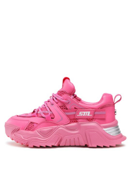 Steve Madden Сникърси Kingdom Sneaker SM11002519 SM11002519-PKS Pink/Silver - Mera.bg
