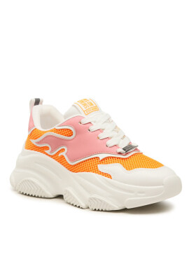 Steve Madden Сникърси Primer SM11002356-18Q White/Orange - Mera.bg