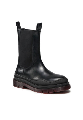 Stokton Боти тип челси BLK66-CFF Vitello Nero - Mera.bg