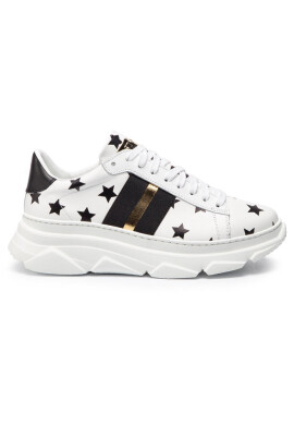 Stokton Сникърси 650-D-SS19-UP Stelle Bianco/Nero - Mera.bg
