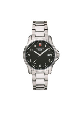 Swiss Alpine Military Часовник 7011.1137 Black/Silver/Silver - Mera.bg