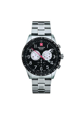 Swiss Alpine Military Часовник 7082.9137 Black/Silver/Silver - Mera.bg