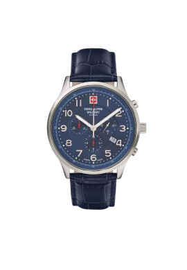 Swiss Alpine Military Часовник 7084.9535 Тъмносин - Mera.bg