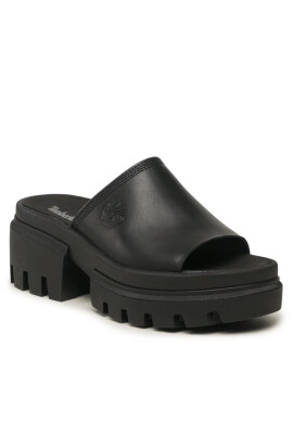 Timberland Чехли Everleigh Slide TB0A5UEC0011 Black Full Grain - Mera.bg