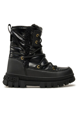 Tommy Hilfiger Апрески Fur Boot T3A5-33610-1695 S Черен - Mera.bg