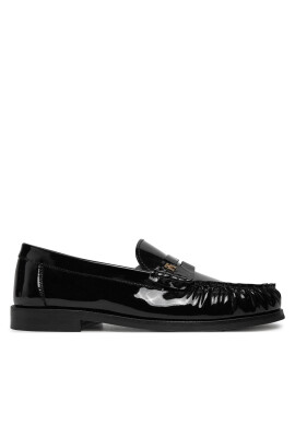 Tommy Hilfiger лоуфъри с дебела подметка Loafer Mit Label-Detail FW0FW08565 Черен - Mera.bg