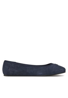 Tommy Hilfiger Балеринки Th Hardware Suede Ballerina FW0FW08655 Тъмносин - Mera.bg