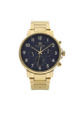 Tommy Hilfiger Часовник Daniel TH1710384 Gold/Navy - Mera.bg