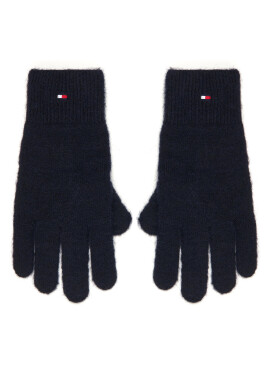 Tommy Hilfiger Дамски ръкавици Flag Fluffy AW0AW17797 Тъмносин - Mera.bg