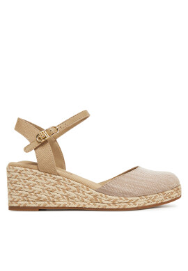 Tommy Hilfiger Еспадрили Chambray Mid Wedge Espad FW0FW08477 Бежов - Mera.bg