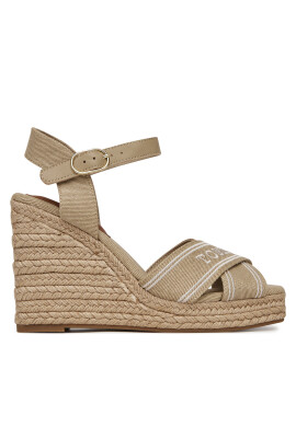 Tommy Hilfiger Еспадрили Espad High Wedge FW0FW08668 Бежов - Mera.bg
