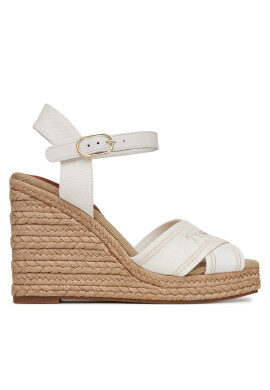 Tommy Hilfiger Еспадрили Espad High Wedge FW0FW08668 Екрю - Mera.bg
