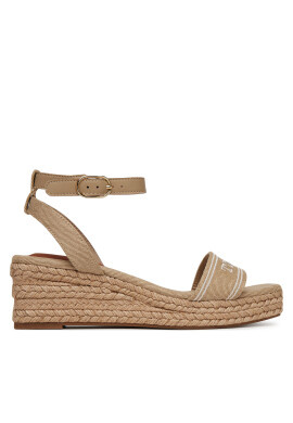 Tommy Hilfiger Еспадрили Espad Mid Wedge FW0FW08805 Бежов - Mera.bg