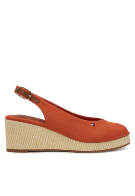 Tommy Hilfiger Еспадрили Flag Mid Wedge Espad Slingback FW0FW08595 Оранжев - Mera.bg