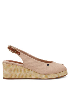 Tommy Hilfiger Еспадрили Flag Mid Wedge Espad Slingback FW0FW08595 Розов - Mera.bg