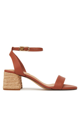 Tommy Hilfiger Еспадрили Leather Ankle Strap Espad Sandal FW0FW08533 Кафяв - Mera.bg