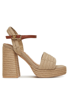 Tommy Hilfiger Еспадрили Rope Heel Platform Sandal FW0FW08425 Бежов - Mera.bg