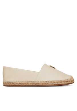 Tommy Hilfiger Еспадрили Th Logo Leather Espadrille FW0FW08540 Бежов - Mera.bg