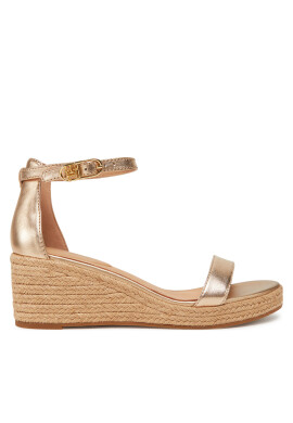 Tommy Hilfiger Еспадрили Th Metallic Mid Wedge Espadrille FW0FW08663 Златист - Mera.bg