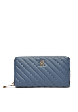 Tommy Hilfiger Голям дамски портфейл AW0AW17018 Син - Mera.bg