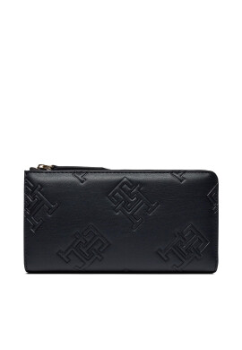 Tommy Hilfiger Голям дамски портфейл Th Central Cc And Coin Тъмносин - Mera.bg
