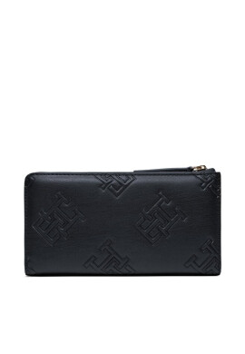 Tommy Hilfiger Голям дамски портфейл Th Central Cc And Coin Тъмносин - Mera.bg