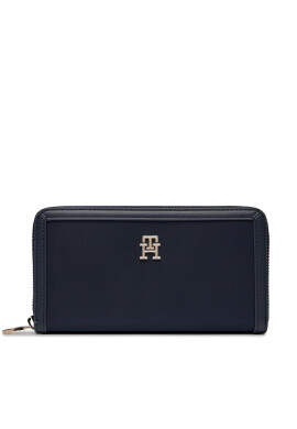 Tommy Hilfiger Голям дамски портфейл Th Essential S Large Za AW0AW15749 Тъмносин - Mera.bg