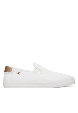 Tommy Hilfiger Гуменки Vulc Canvas Slip-On Sneaker FW0FW08645 Бял - Mera.bg