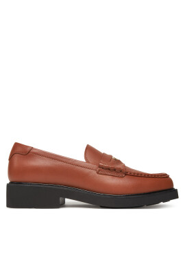 Tommy Hilfiger Лоуфъри Crest Squarish Toe Penny Loafer FW0FW08633 Кафяв - Mera.bg
