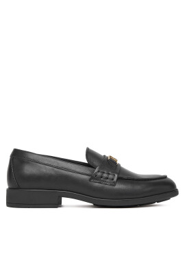 Tommy Hilfiger лоуфъри с дебела подметка Th Logo Leather Loafer FW0FW08705 Черен - Mera.bg