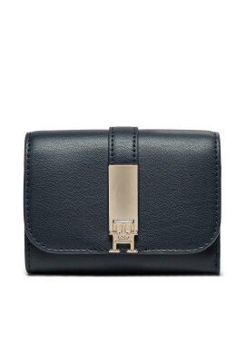 Tommy Hilfiger Малък дамски портфейл Th Heritage Med AW0AW16579 Тъмносин - Mera.bg