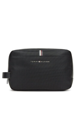 Tommy Hilfiger Несесер Th Essential Pique Washbag AM0AM11609 Black BDS - Mera.bg