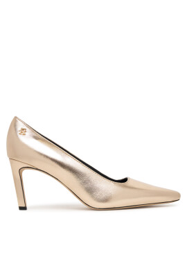 Tommy Hilfiger Обувки на ток Logo Metallic Pump Slanted Hl FW0FW08994 Златист - Mera.bg