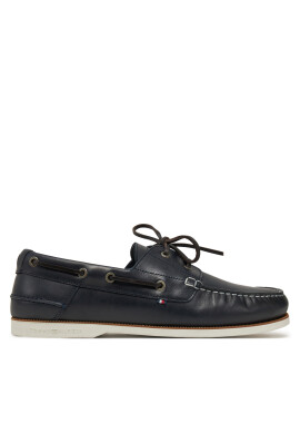 Tommy Hilfiger Обувки Th Boat Shoe Core Lth FM0FM05569 Тъмносин - Mera.bg