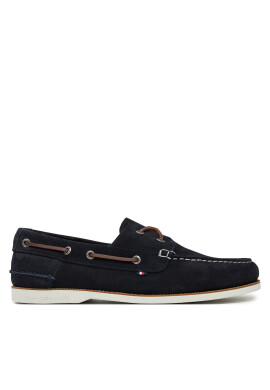 Tommy Hilfiger Обувки Th Boat Shoe Core Suede FM0FM05387 Тъмносин - Mera.bg