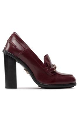 Tommy Hilfiger Обувки Twist High Heel Loafer FW0FW06692 Бордо - Mera.bg
