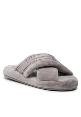 Tommy Hilfiger Пантофи Comfy Home Slippers With Straps FW0FW06587 Сив - Mera.bg