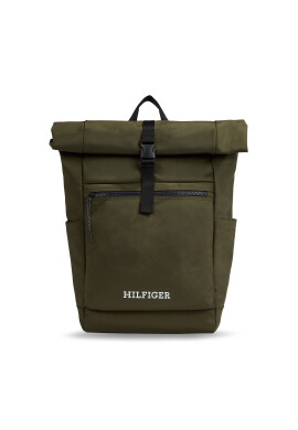 Tommy Hilfiger Раница Th Monotype Rolltop Backpack AM0AM11549 Зелен - Mera.bg