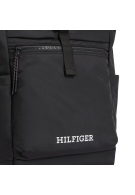 Tommy Hilfiger Раница Th Monotype Rolltop Backpack AM0AM11549 Черен - Mera.bg