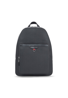 Tommy Hilfiger Раница Th Structured Leather Backpack AM0AM11561 Черен - Mera.bg