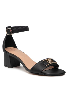 Tommy Hilfiger Сандали Hardware Mid Heel Sandal FW0FW06300 Black BDS - Mera.bg